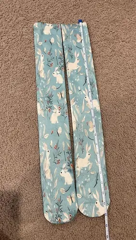 Rabbit/ Bunnies casual knee high socks/ leg warmer/ boot socks for girls Blue