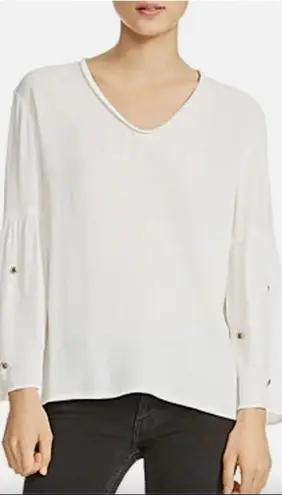 Maje Loust Bee Embellished Blouse Ecru Cream Size 2 US Medium