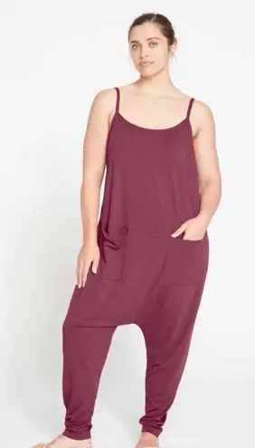 Universal Standard UltimateS Jackson Sleeveless Jumpsuit Plum Size M = US 18-20 - Image 1