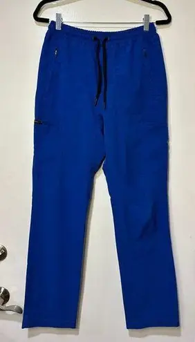 Jaanuu  Women's Ryla Blue Scrub Pant J85003 Size Small EUC Slim Mid-Rise