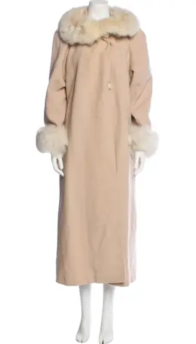 Marvin Richards Lambswool Faux Fur Coat