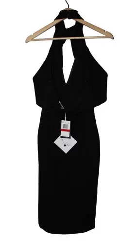 Elliatt Womens Gotham Dress EDB091601 Black Rayon Strappy Midi Dress Size XS NWT