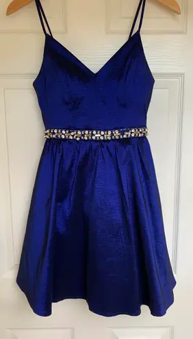Honey and Rosie Royal Blue Homecoming Dress