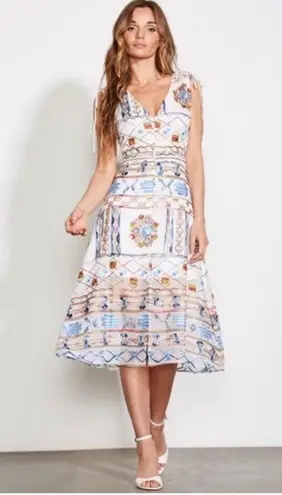 Ali & Jay Embroidered Midi Dress, Size L New w/Tag Retail $148
