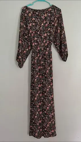 American Eagle Long sleeve floral wrap dress 🌷🌼