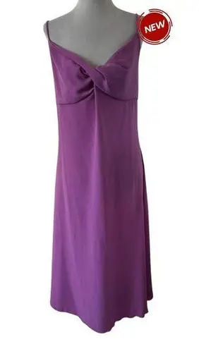 See You Monday Purple A-Line Below The Knee Dress Women Size Large | 61-77
