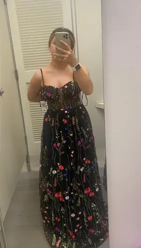 Macy's Floral Prom Dress