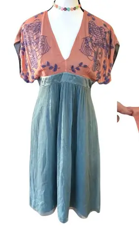 Johnny Was INDIE BOHO 3 PC. BUNDLE SZ. MEDIUM! , EZA, ANTRHO SAJA SILK DRESS