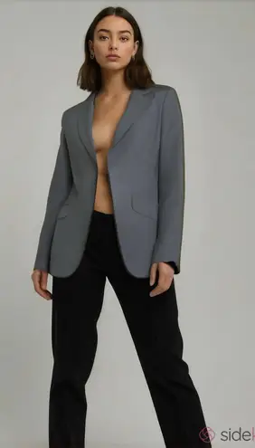 Classiques Entier Atelier Gray Blazer 100% Virgin Wool Woman's Size 10 - Image 1