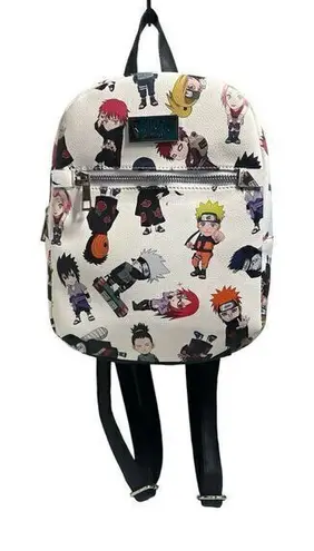 Naruto Mini Backpack New With Tags White Black Adjustable Strap Anime