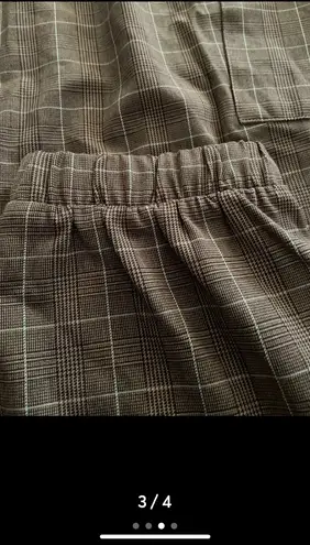 A New Day NWOT plaid cargo jogger pants size 17