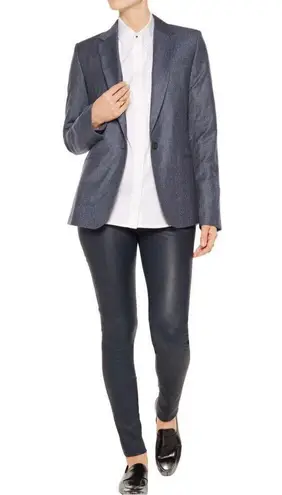 Equipment Revolve Jay Wool blazer purple blue size 8 excellent condition