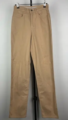 Bogner Khaki Tan High Waist Rough Straight Leg Pants Size undefined