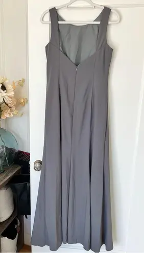 Dessy Collection DESSY BRIDESMAID DRESS 2936 in Charcoal Gray Size 12 NWT