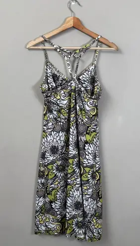 prAna Floral Shelf Bra Traveler's Mini Dress Women Small Athletic Outdoor Active