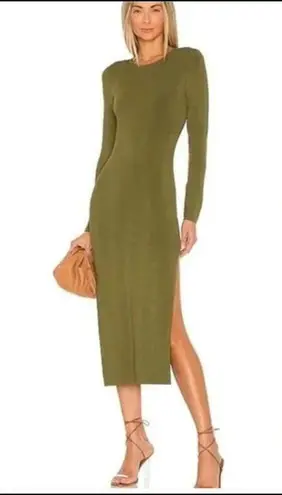 Shona joy ✨SALE Lyon Backless Midi Dress Olive Green Size S