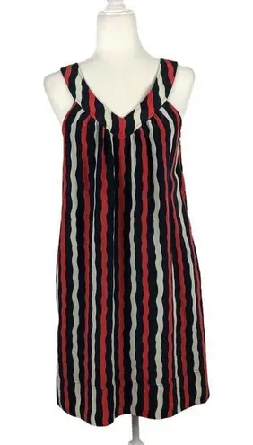 Marc by Marc Jacobs Marc Jacobs Vertical Wavy Stripes 100% Silk Dress Size XS