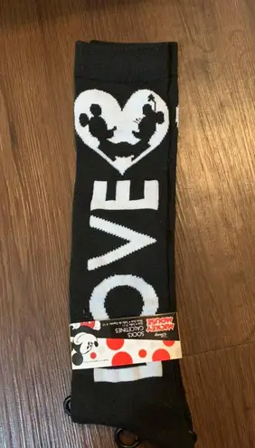 Disney Mickey & Minnie Mouse Love Knee High Socks