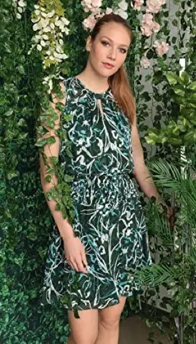 London Times Women's Smocked Waist Dress