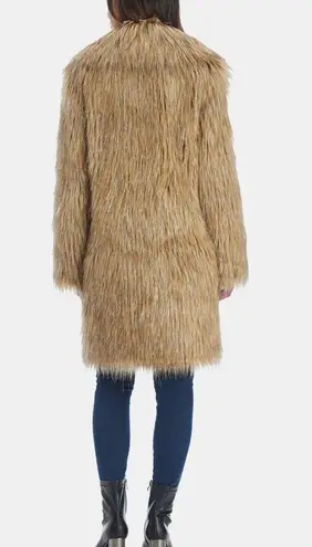 Badgley Mischka Priscilla Long Hair Faux Fur Coat