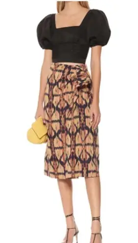 Ulla Johnson Ember Ikat Skirt Cotton Midi 2