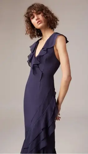 C/MEO COLLECTIVE  Be About You Gown in Navy Medium Womens Long Dress