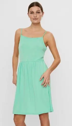 VERO MODA NWT  “Jade” Light Green Spaghetti Strap Dress