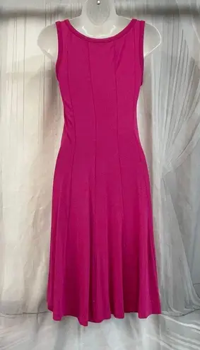 Willi Smith Fuchsia Sleeveless Fit & Flare Designer Dress by Size XS