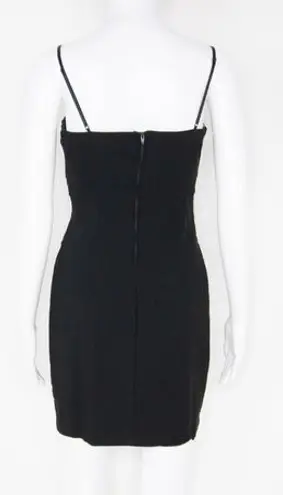 Ruby Rox black mini bodycon dress spaghetti strap, size S