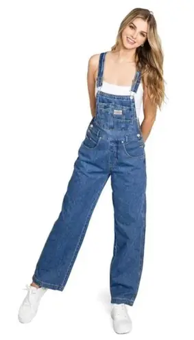 Lana Roux Denim Overalls Womens Size S Blue Jean Dungarees Jumpsuit Bib