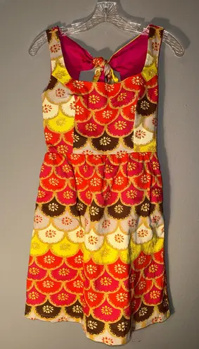 Judith March Colorful Paisley Sleeveless Dress Small