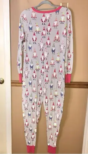 Munki Munki Nite nite by  Christmas Gnomes Onsie Union Suit Pajamas grey size M