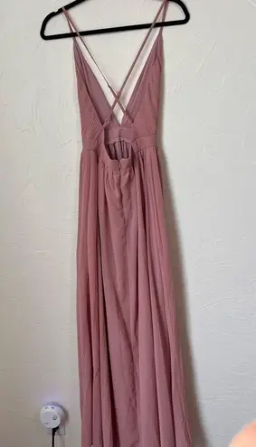 NWT ShowPo. Shes a Delight dusty rose maxi dress size S Pink