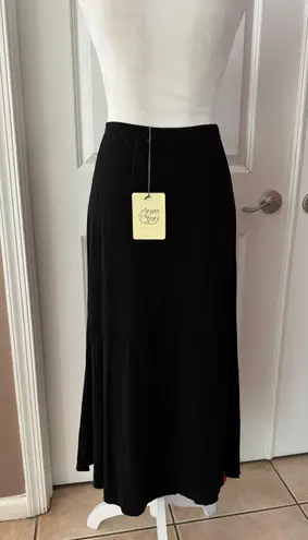 margaret o'leary Violette Rayon Black Skirt
