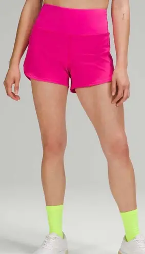 Lululemon Sonic Pink Speed Up Shorts thumbnail 1