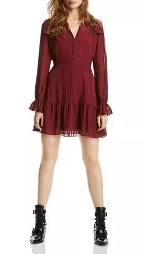 Bloomingdales LINI Lucy Striped Flounced Dress