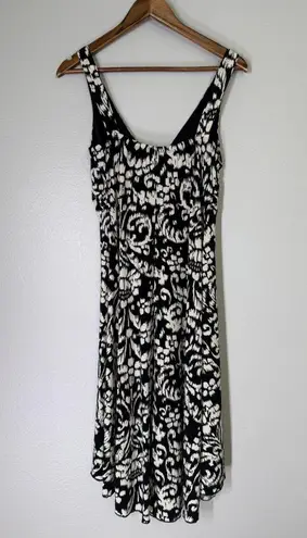 Enfocus Studio Enfocus Babydoll Y2k Midi Dress Womens Sz M/L Floral Boho Asymmetrical Fairy