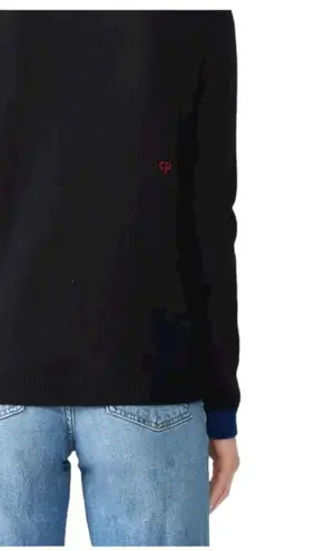 CHINTI & PARKER Womens Mexican Kiss Sweater $415 Long Sleeve Size Small Snakes Black