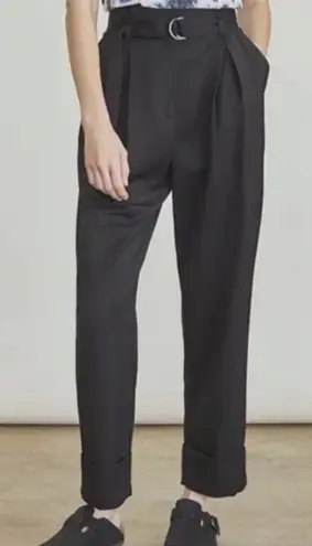 Elizabeth and James Elizabeth and James Rock Casual High Waisted Pants Dull Black Size 16