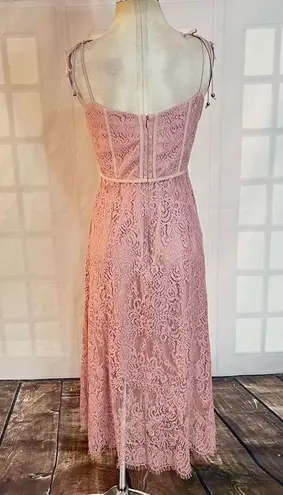 Keepsake  the label nwt sense corset detail lace midi dress size 6 - Image 9