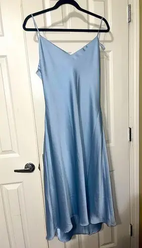 Abercrombie & Fitch NWT  Light Blue Satin Dress, Never Been Worn