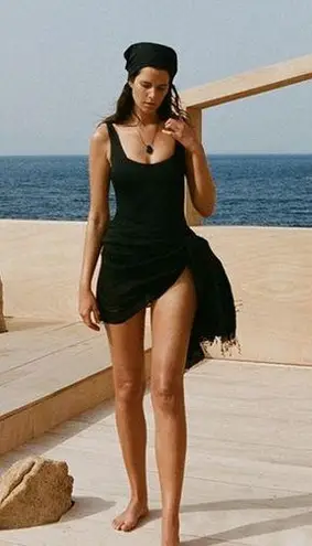 Vitamin A Mika One Piece Swimsuit, Black, Large, $175