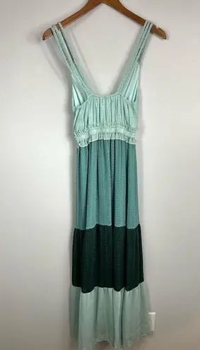 Slate + Willow Blue Tiered Dress