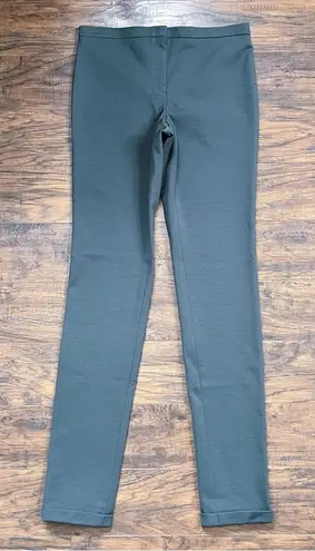 Jil Sander • grey stretch wool pants slim high waist cuffed trouser ponte knit - Image 1