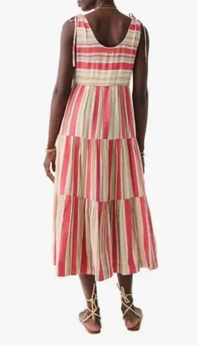 Faherty ππ Lanai Dress ~ 100% Organic Cotton Sol Stripe XL NWT