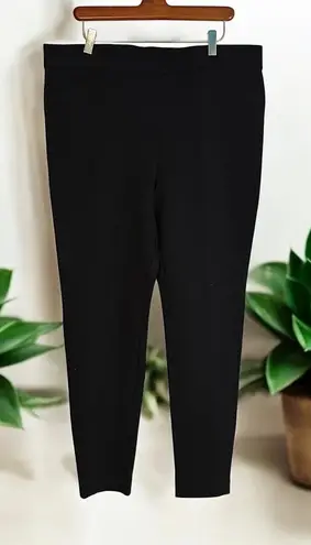 NYDJ Sculpt Her Lift TUCK Technology Black Elastic Waist Pull On Pants XL
