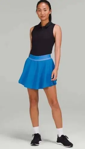 Lululemon  Court Rival Skirt Tiered Poolside Blue Size 0