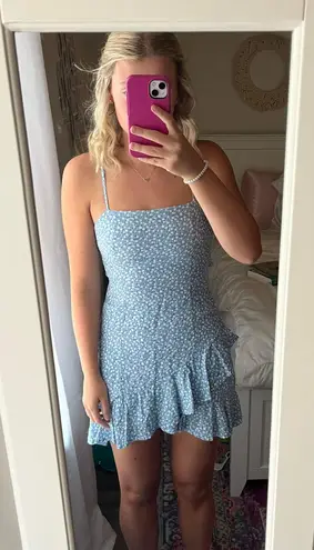 Princess Polly Light Blue Mini Dress