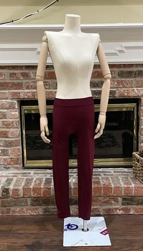 Love Charm burgundy leggings / S/M / NWOT