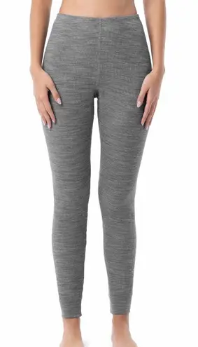 Fruit of the Loom Size XS 0-2  Grey Thermal Waffle Leggings